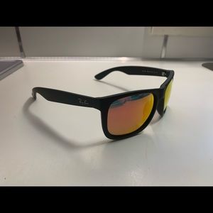 RAY-BAN JUSTIN  55mm NEW polarized lenses
